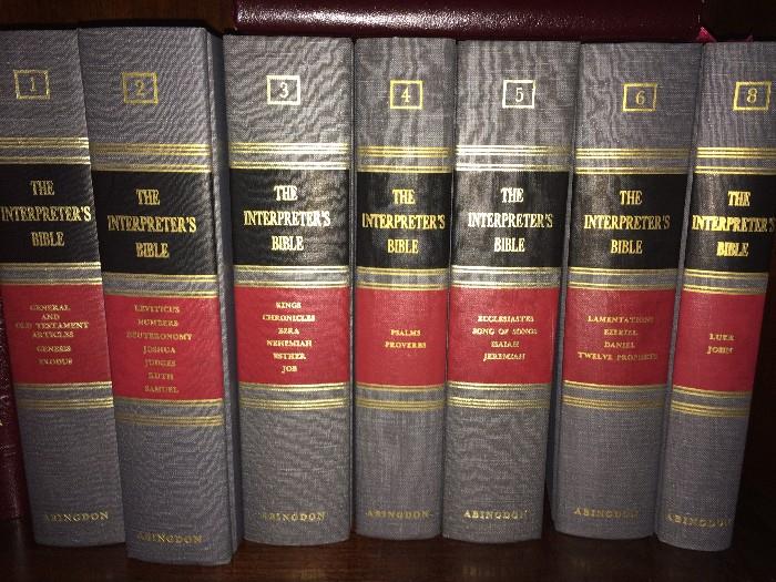 "The Interpreter's Bible" volumes 1-8