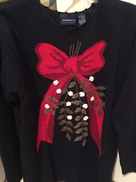 Liz Claiborne Christmas sweater