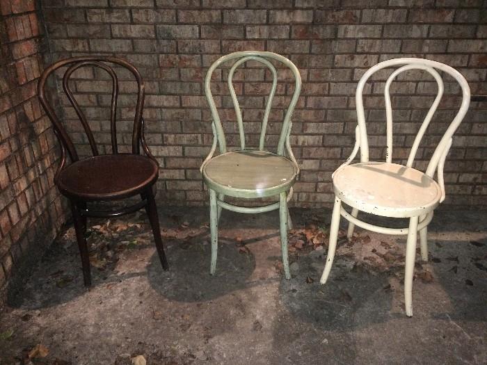 Ice-cream parlor chairs