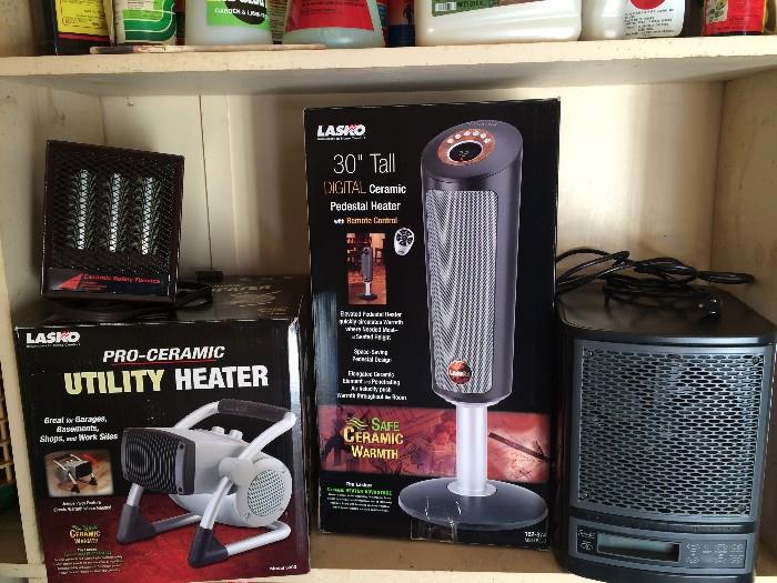 Ceramic heaters still in boxes