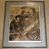 "The Wait at Vicksburg" Artist Signed Don Stivers "John Wayne Cavalry" May 13, 1987
