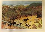 The Hunt VilboCard Tile Creation by Villeroy & Boch, Made in W. Germany