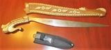 Vintage Philippine Handcrafted sword/knife/machete with wood scabbard