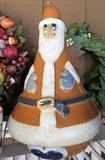 Large Louisville Stoneware Pottery Santa Clause Bell