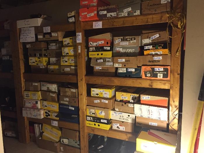 All boots NIB  11-11.5-12-12.5  Timberland,Red Wing,and more...about 70 pair NEW