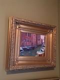 "Canals of Venice"By Arden Boyce.11 X 13.5, 21.5 X 24.35 framed.