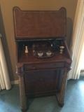 reproduction lift top secretary