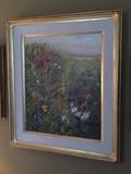 "In Summer's Field"By Robert Moore. 1996. Purchase price $1600. Have receipt. 23 X 19.5, 32 X 28 framed