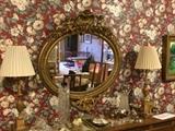 THis fabulous mirror was another gift to the ambassador