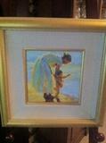 "Morning Sun"Back says 1995. Have the receipt. 10 in x 10 in, 20 x 19.5 framed. Barry Thomas.
