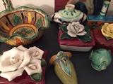 vintage Italian pottery pieces