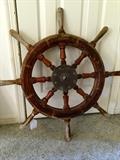 "Grand Banks" ship wheel