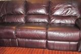 Electric leather sofa