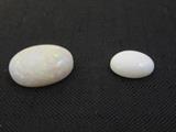 Australian oval Opals - very fine, from Lightning Ridge and Coober Pedy (7ct)