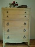 Vintage painted chest of drawers