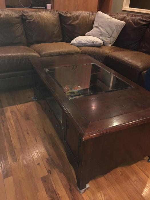 Several coffee tables