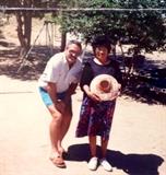 This estates collector with a Nampeyo family member.