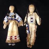 Old plains beaded dolls.