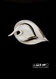 Trifari silver-tone leaf-shape pin. Trifari logo on back with crown over T and © after name.