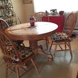 kitchen table and six chairs