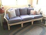 porch furniture / wicker settee' / couch
