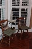 Pair of Chairs, Plant Stand & Decorative