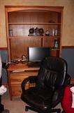 Desk, Hutch & Desk Chair