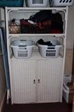 White Wicker Cabinet