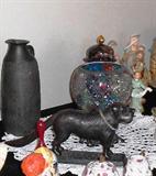 Antique Cast Iron dog nutcracker
late 1800s, open grill base