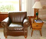 King Hickory Leather Chair