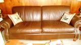 King Hickory Leather Sofa