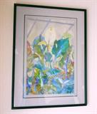 Bonnie Wosky Framed Watercolor