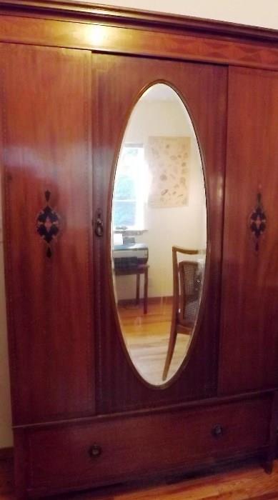Beautiful Lg Antique Wardrobe/ 1/2 off Sunday!