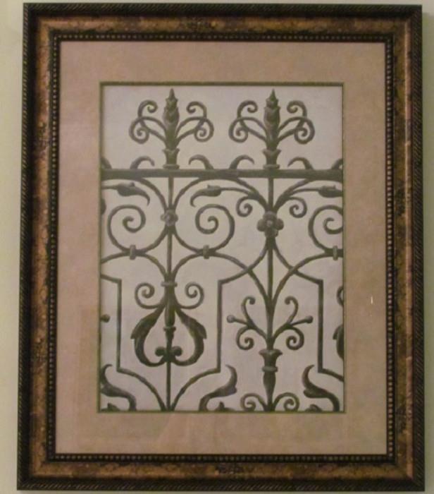 "The Gate Keeper", Framed and Matted Print.
