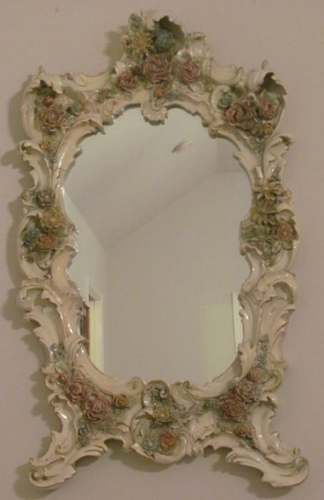 Beautiful Finesse Original Vintage Mirror CC 1970's overall measurements: (26"W x 43"H)