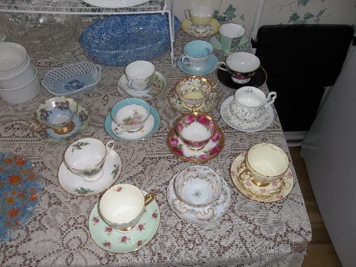 Another cup and saucer collection