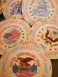 Calendar plates too. These with a patriotic theme. Many others have various themes and designs.