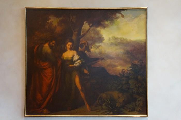  "Scire Nefas" 1996 by, Renato Nosek, Oil on Canvas, Size  67" x 76"