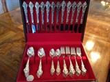 Silver-plate "Kings Era" (Made in Japan) service for 12, $125