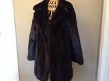 Vintage ladies dark brown mink jacket