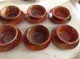 Set of 6 Jugtown-ware bowls & plates, $200 for all