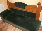 Victorian fainting coach that opens up to make a 19th century hidden bed---very very interesting