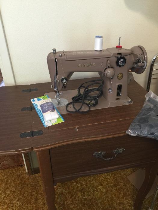 Sewing machine works 
