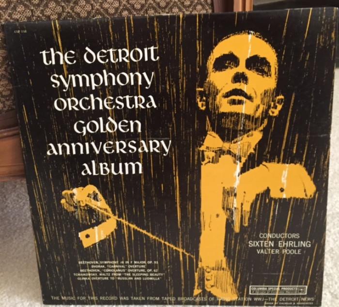 Great Vintage Detroit Symphony Vinyl LP