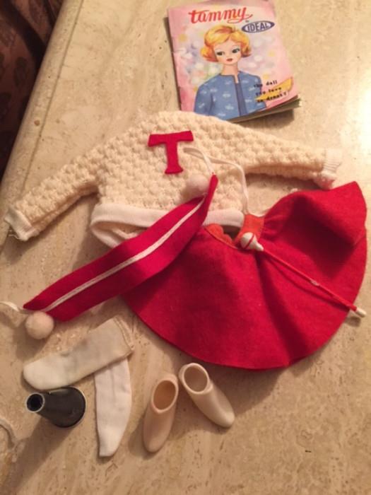 Vintage Tammy Doll Complete Cheerleader Outfit