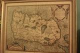 Antique map by Abraham Ortelius "ERYN - HIBERNIAE, BRITANNICAE INSULAE, NOVA DESCRIPTIO - IRLANDT".  Made in 1598.  19" x 14".