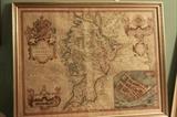 Antique Map (1610) "THE PROVINCE OF CONNAUGH WITH THE CITIE OF GALWAYE DESCRIBED" by John Speed.  20" x 15".