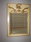 elegant raised gold detailed mirror