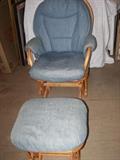 mother and child gliding chair and ottoman