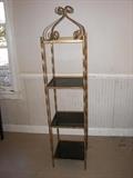 metal stand with 3 shelves 